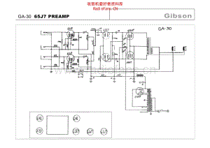 Gibson_ga_30_65j7_preamp 电路图 维修原理图.pdf