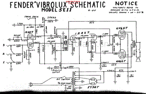 Fender_vibrolux_5e11_schem 电路图 维修原理图.pdf