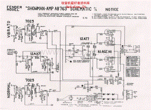 Fender_showman_ab763_schematic 电路图 维修原理图.pdf