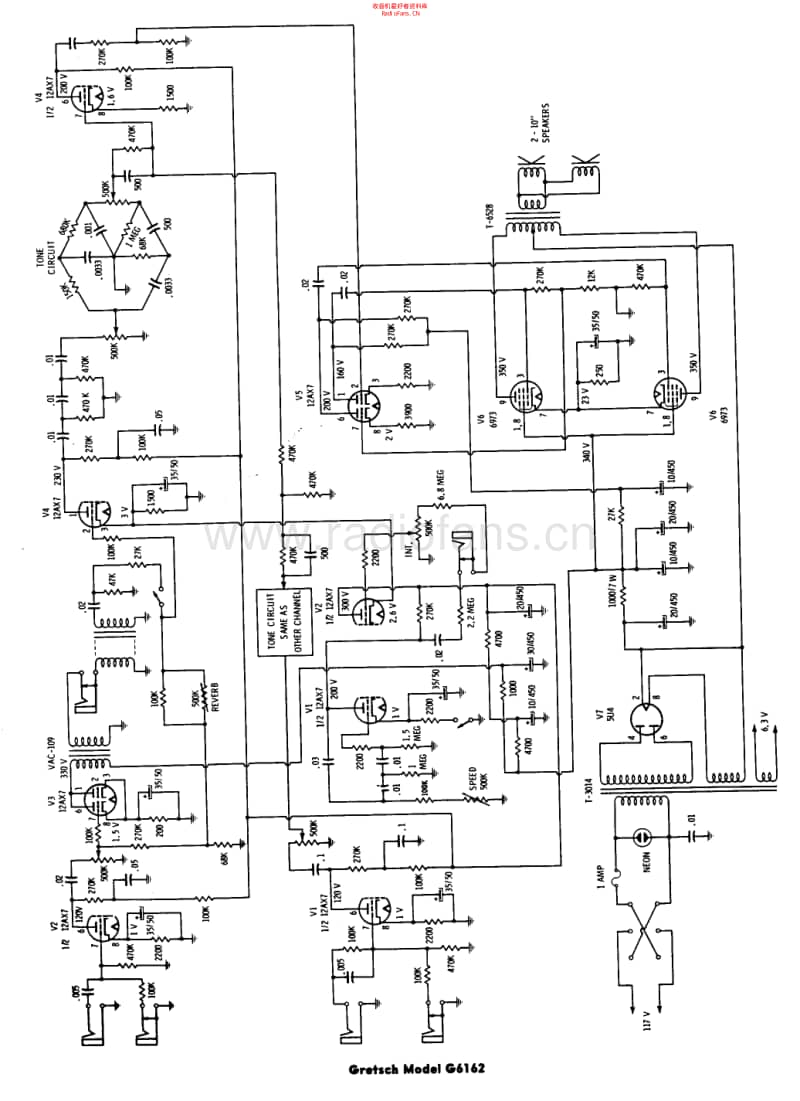 Gretsch6162 电路图 维修原理图.pdf_第1页