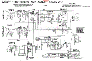 Fender_pro_reverb_aa165_schem 电路图 维修原理图.pdf