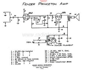 Fender_princeton_5b2_schem 电路图 维修原理图.pdf