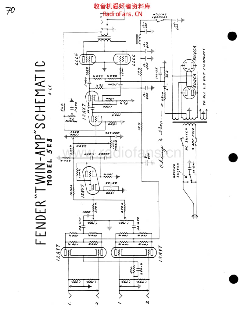 Fender_twin_5e8_2 电路图 维修原理图.pdf_第1页