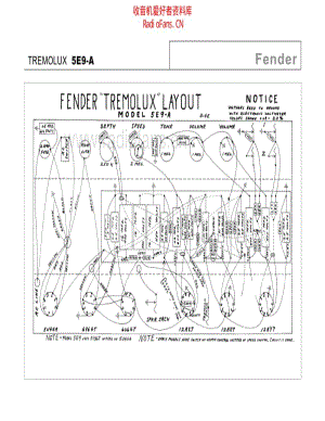 Fender_tremolux_5e9a 电路图 维修原理图.pdf