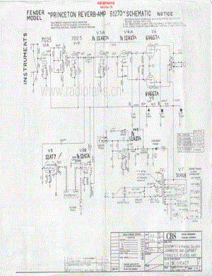 Fender_princeton_reverb_bf_ab1270 电路图 维修原理图.pdf