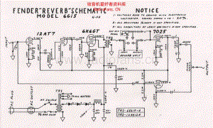 Fender_reverb_6g15_schematic 电路图 维修原理图.pdf