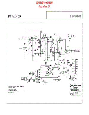 Fender_bassman_20 电路图 维修原理图.pdf