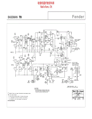 Fender_bassman_70 电路图 维修原理图.pdf