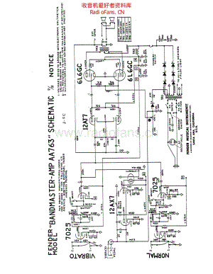 Fender_bandmaster_aa763_sch 电路图 维修原理图.pdf