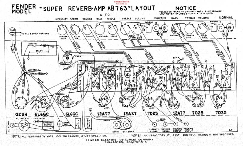 Fender_super_reverb_ab763_schem 电路图 维修原理图.pdf_第3页