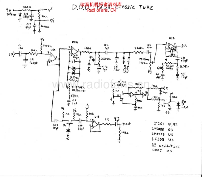 Dodfx53_classic_tube 电路图 维修原理图.pdf_第1页