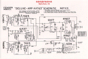 Fender_deluxe_aa763_schematic 电路图 维修原理图.pdf