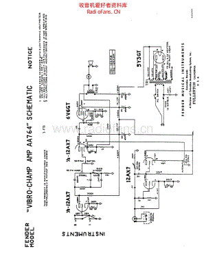 Fender_champ_vibro_aa764_schem 电路图 维修原理图.pdf