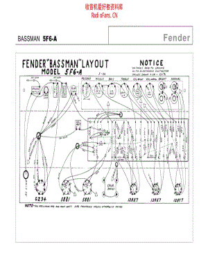 Fender_bassman_5f6a 电路图 维修原理图.pdf
