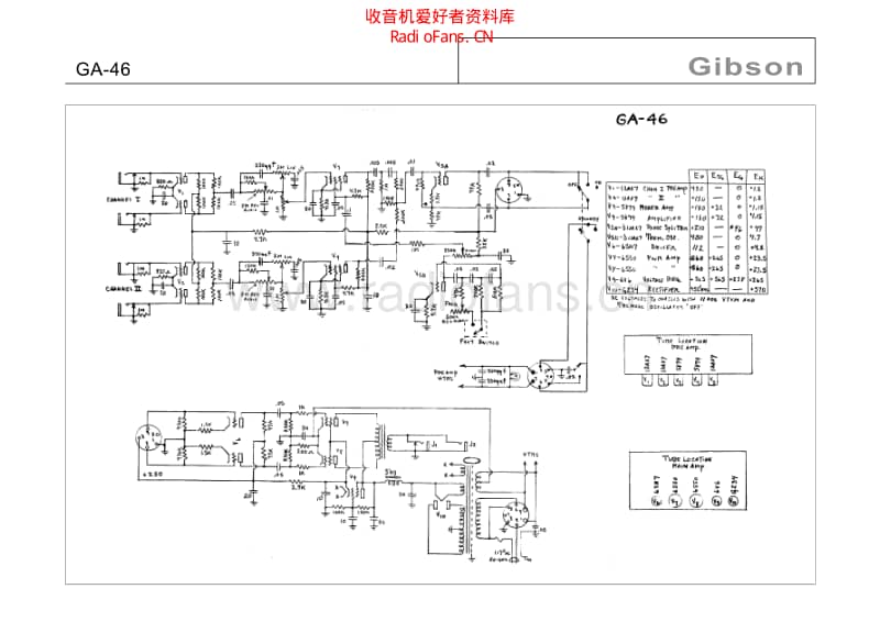 Gibson_ga_46 电路图 维修原理图.pdf_第1页