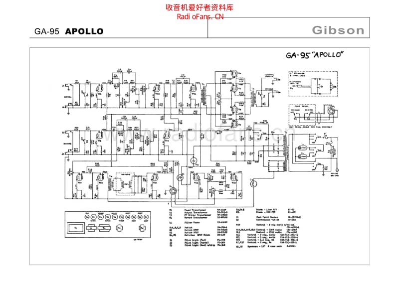 Gibson_ga_95_apollo 电路图 维修原理图.pdf_第1页
