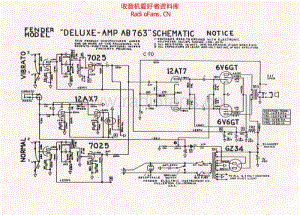 Fender_deluxe_ab763_schematic 电路图 维修原理图.pdf