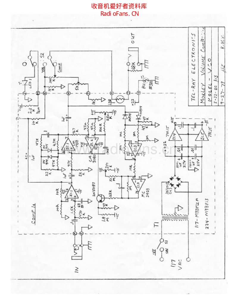 Telray_compressor_vol_vco 电路图 维修原理图.pdf_第1页
