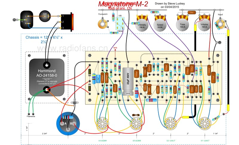 Magnatone_M2 电路图 维修原理图.pdf_第3页