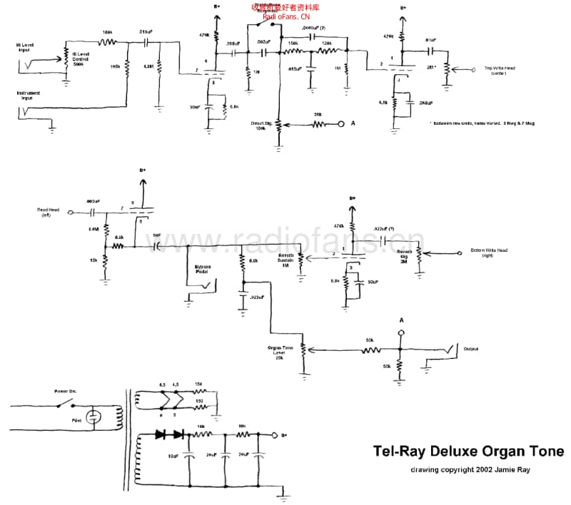 Telray_deluxe_organtone_oilcan 电路图 维修原理图.pdf_第1页