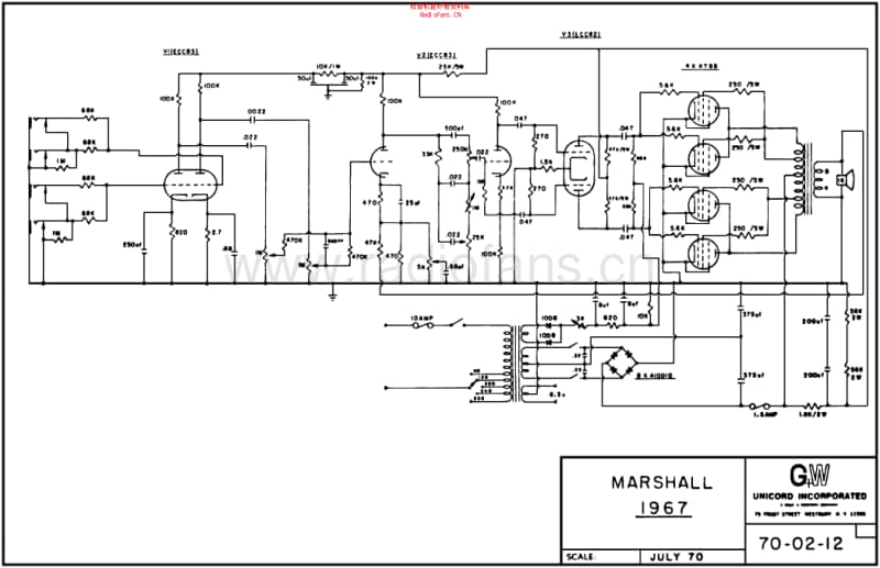 Marshall_major_1967u_lead_200w 电路图 维修原理图.pdf_第1页