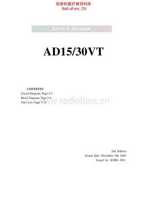 Vox_ad15_30servicemanual 电路图 维修原理图.pdf