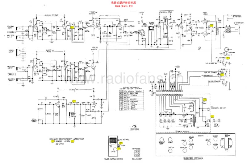 Magnatone_M10A_Restoration 电路图 维修原理图.pdf_第1页