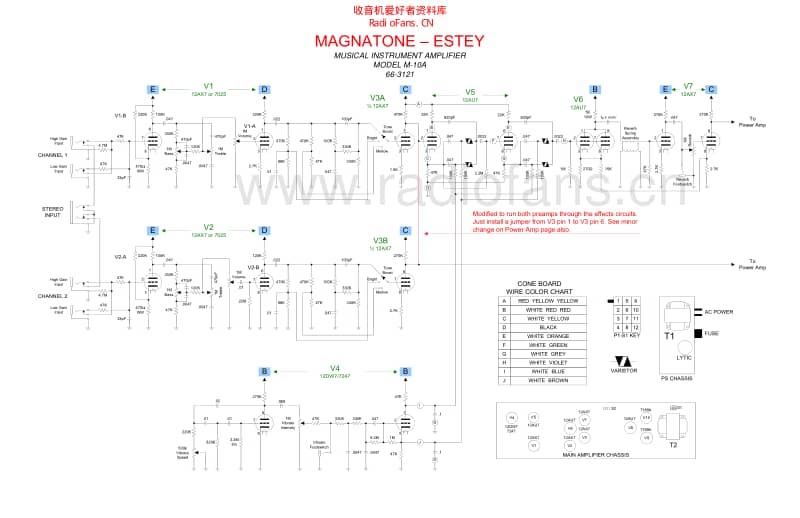 Magnatone_M10A_Restoration 电路图 维修原理图.pdf_第2页