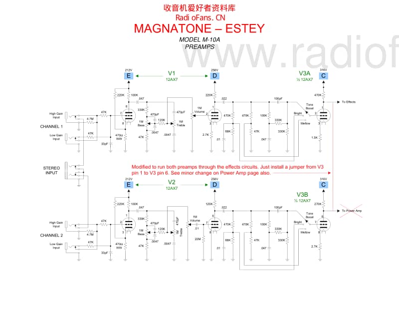 Magnatone_M10A_Restoration 电路图 维修原理图.pdf_第3页