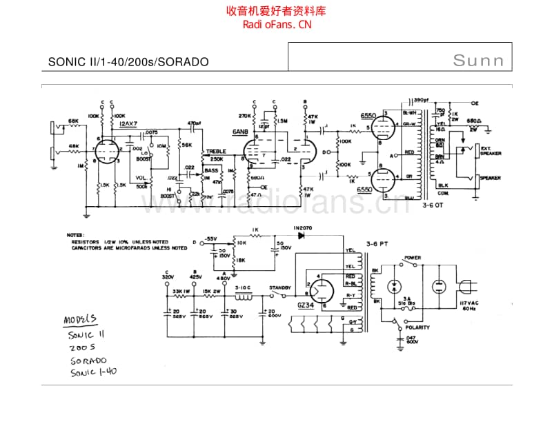 Sunn_sonic_ii_1_40_200s_sorado 电路图 维修原理图.pdf_第1页