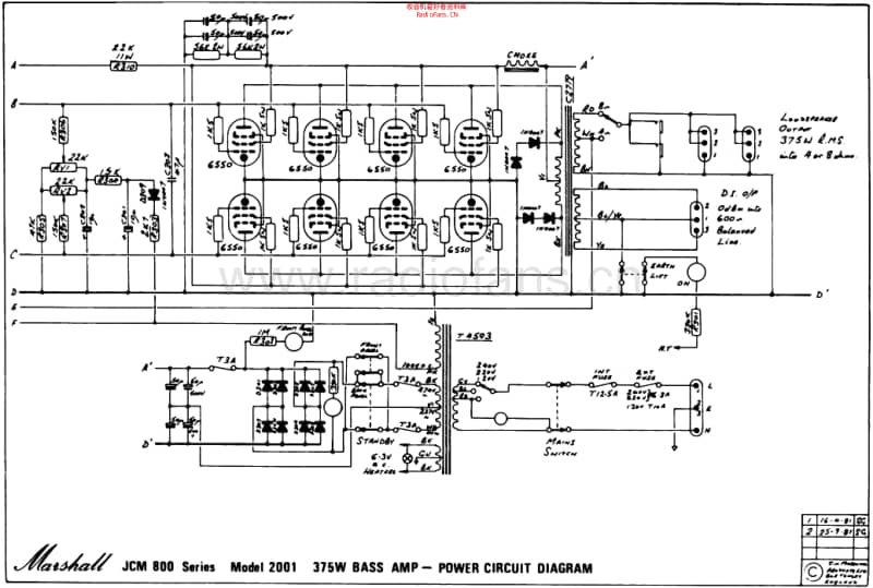 Marshall_2001_375w 电路图 维修原理图.pdf_第3页