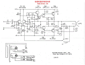 Polytone_110w_non_ic_power_amp_schematic 电路图 维修原理图.pdf