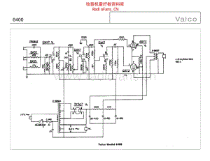 Valco_6400 电路图 维修原理图.pdf