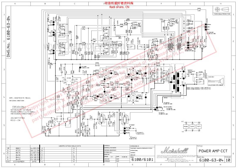 Marshall_6100_6101_power_amp 电路图 维修原理图.pdf_第1页
