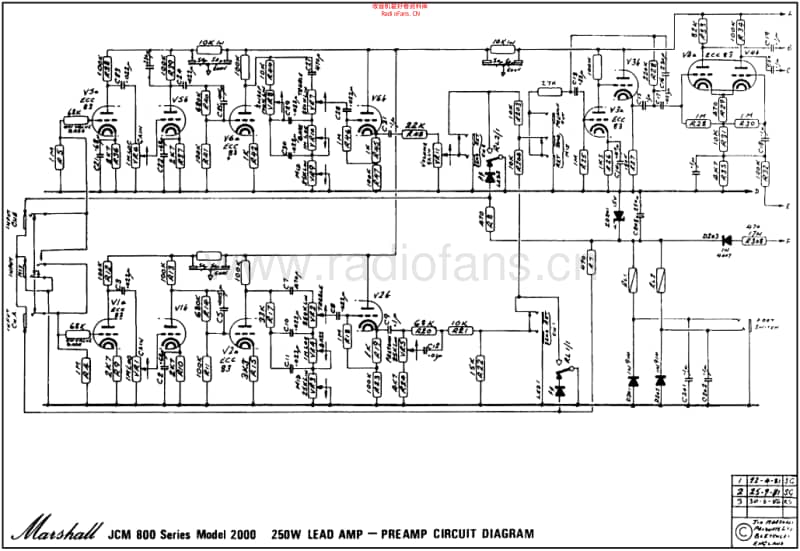 Marshall_2000_250w 电路图 维修原理图.pdf_第2页