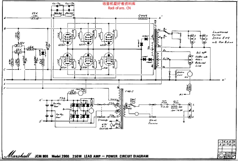 Marshall_2000_250w 电路图 维修原理图.pdf_第3页