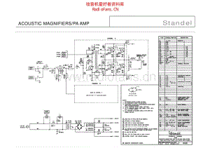 Standel_acoustic_magnifiers_pa_amp 电路图 维修原理图.pdf