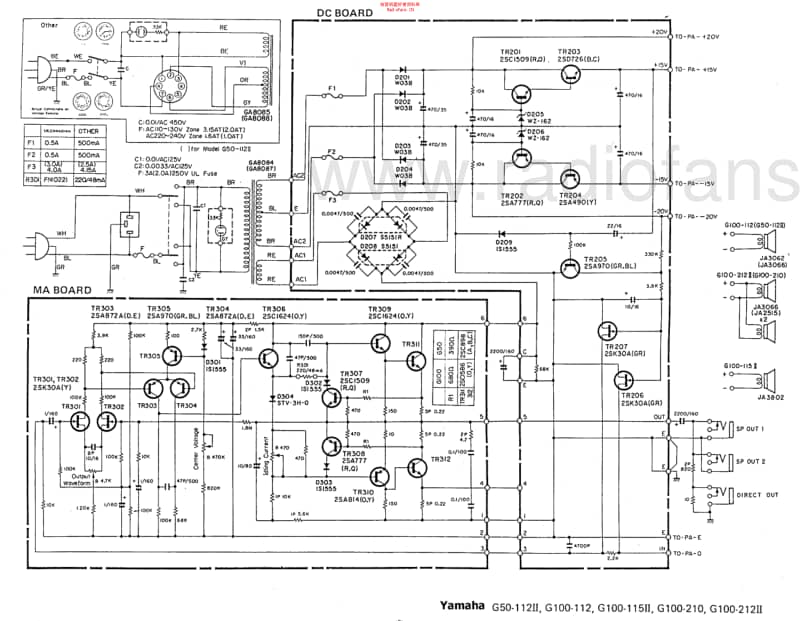 Yamaha_g50_g100_112_series_ii 电路图 维修原理图.pdf_第2页