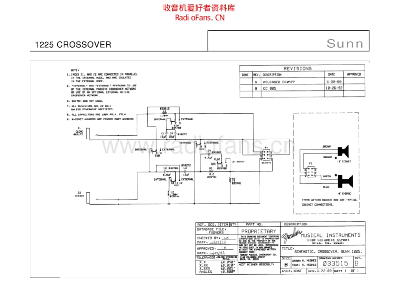 Sunn_1211_1225_1226_1228_crossover 电路图 维修原理图.pdf_第2页