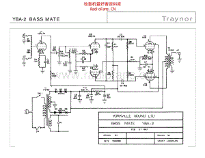 Traynor_yba_2_bass_mate 电路图 维修原理图.pdf
