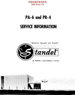 Standel_pa6_pr4 电路图 维修原理图.pdf