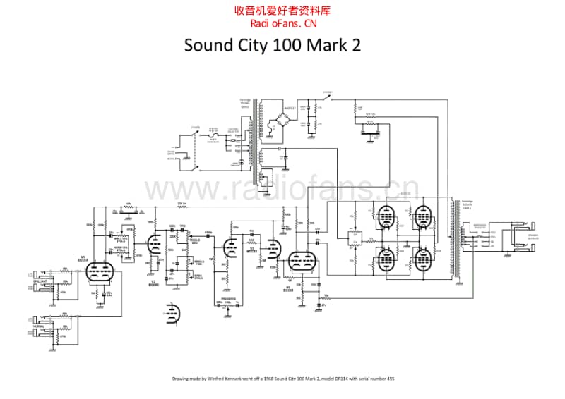 Sound_City_100_Mk2_DR114 电路图 维修原理图.pdf_第1页