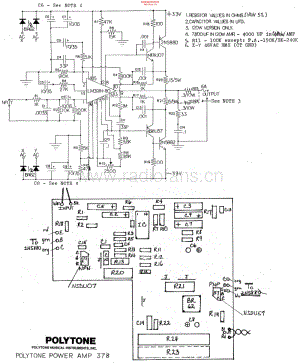 Polytone_378_lm391_2n5880_5882_power_amp_schematic 电路图 维修原理图.pdf