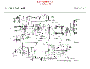 Univox_u_1011_lead_amp 电路图 维修原理图.pdf