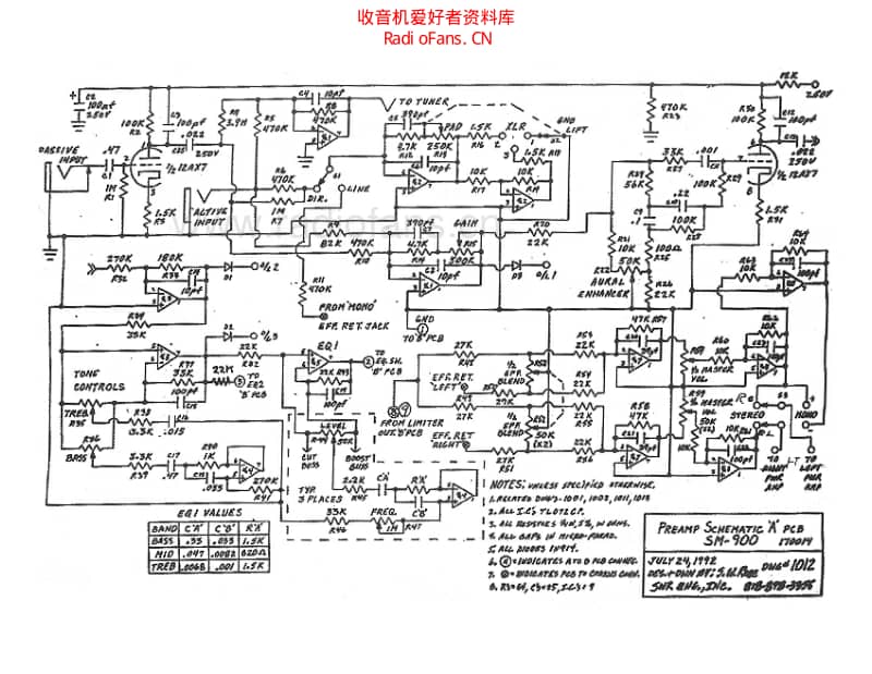 Swr_sm_900_schematic_set_for_amps_prior_to_1997 电路图 维修原理图.pdf_第1页