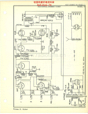 National_dobro_b_1938 电路图 维修原理图.pdf