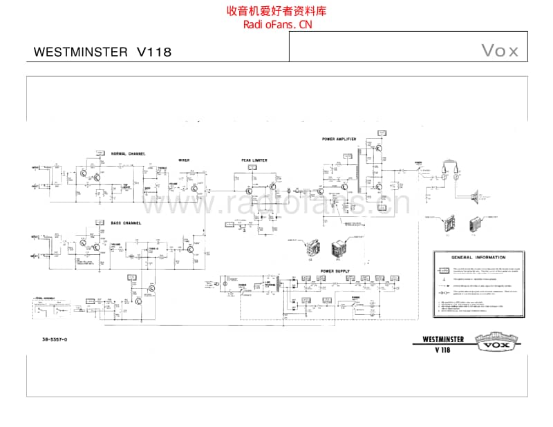 Vox_westminster_v118 电路图 维修原理图.pdf_第1页