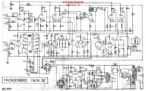 Selmer_tbird_twin_30w 电路图 维修原理图.pdf