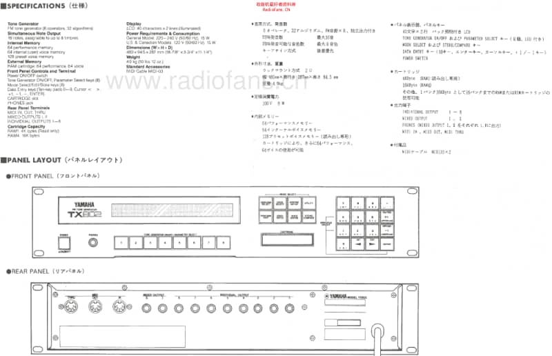 Yamaha_tx802_service_manual 电路图 维修原理图.pdf_第3页