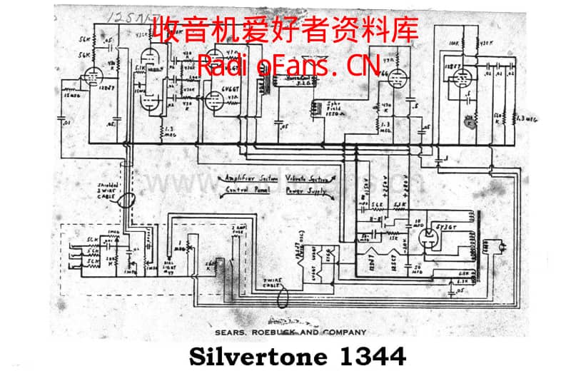 Silvertone1344 电路图 维修原理图.pdf_第1页